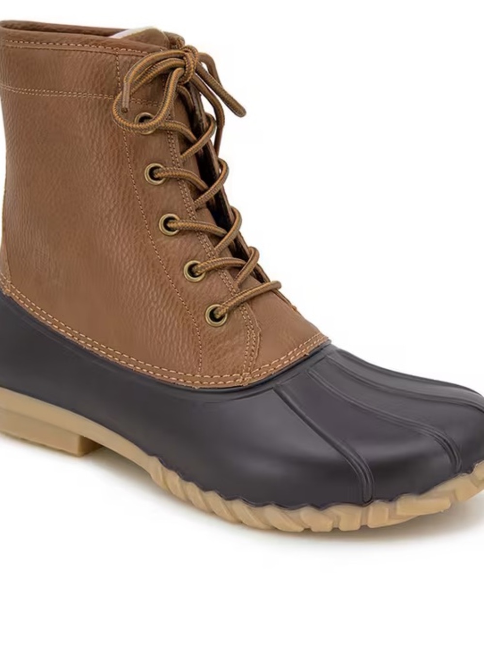 JBU Milford water resistant Brown and Black Duck Boots size 9